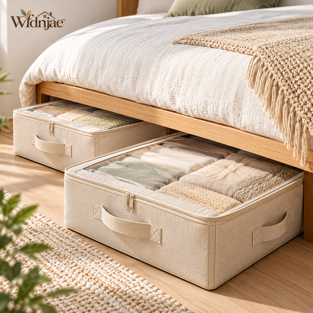 Wfdnjae™ Underbed View-Top Storage Organizers — Set of 2