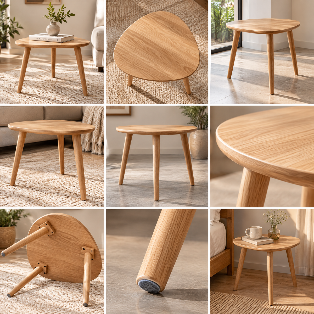 Wfdnjae™ Sora Light Oak Nesting Side Tables — Set of 2 — main view