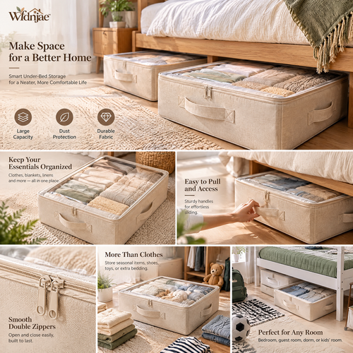 Wfdnjae™ Underbed View-Top Storage Organizers — Set of 2 — main view 