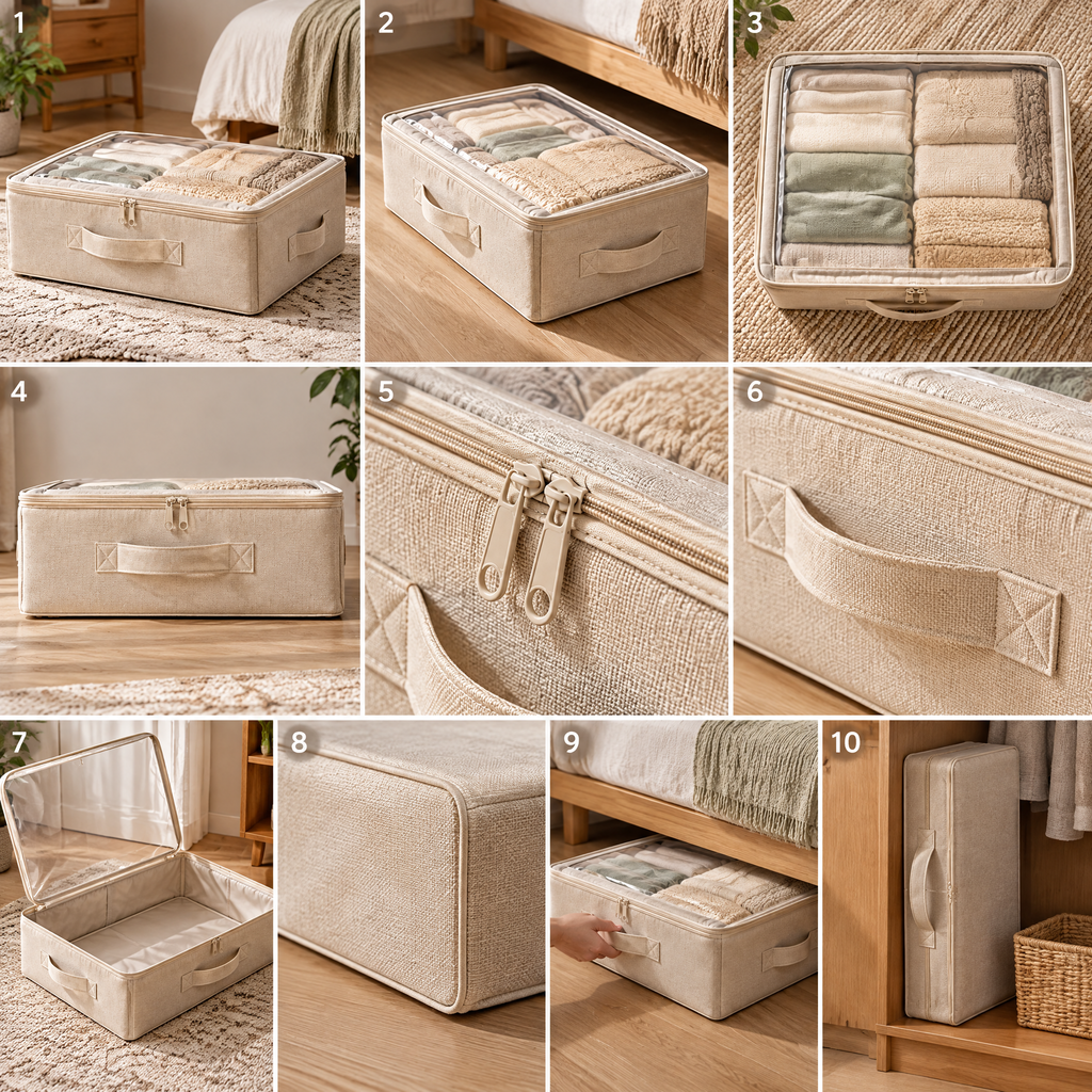 Wfdnjae™ Underbed View-Top Storage Organizers — Set of 2 — detail view 1